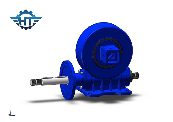 kaufen Vertical Single Worm Slew Drive Gearbox With 230VAC Gear Motor For Solar Tracking System online manufacture