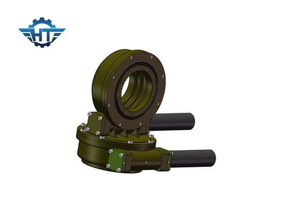 kaufen Envelop Dual Axis Worm Gear Slew Drive With 12vdc Electrical Motor , Long Life online manufacture