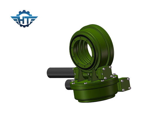 kaufen Dual Axis Small Slew Drive With 24VDC Planetary Geared Motor For Solar Tracking System online manufacture