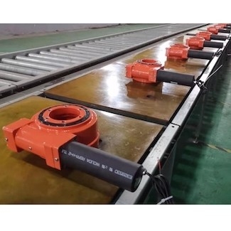 Hydraulischer elektrischer Antrieb IP66 des Durchlauf-SE1 für geneigte einzelne photo-voltaische Spurhaltungsstation