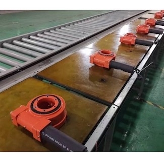 Teleskopausleger-Crane Hydraulic Slew Drive For-Solarverfolger-Servobewegungsherumdrehenantrieb 14&quot;